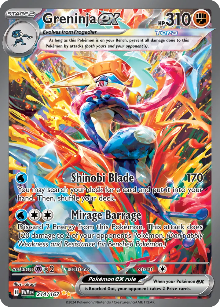 Greninja ex, Twilight Masquerade 214/167