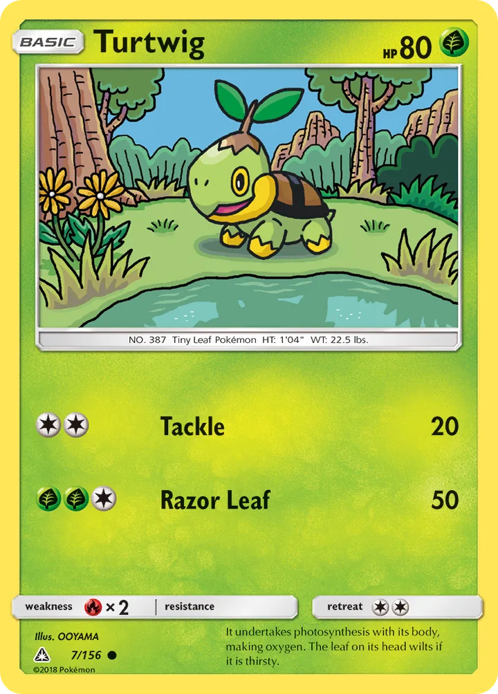 Turtwig, Ultra Prism 7/156