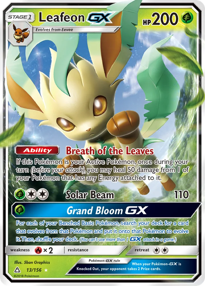 Leafeon-GX, Ultra Prism 13/156