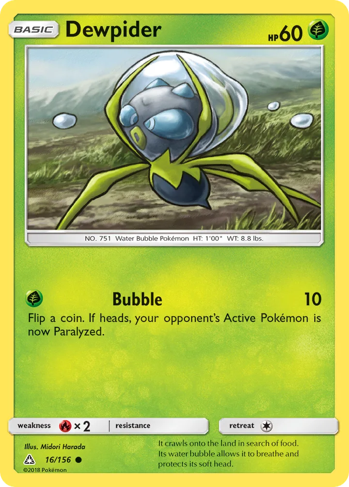 Dewpider, Ultra Prism 16/156