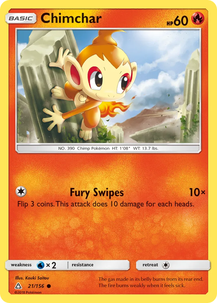 Chimchar, Ultra Prism 21/156