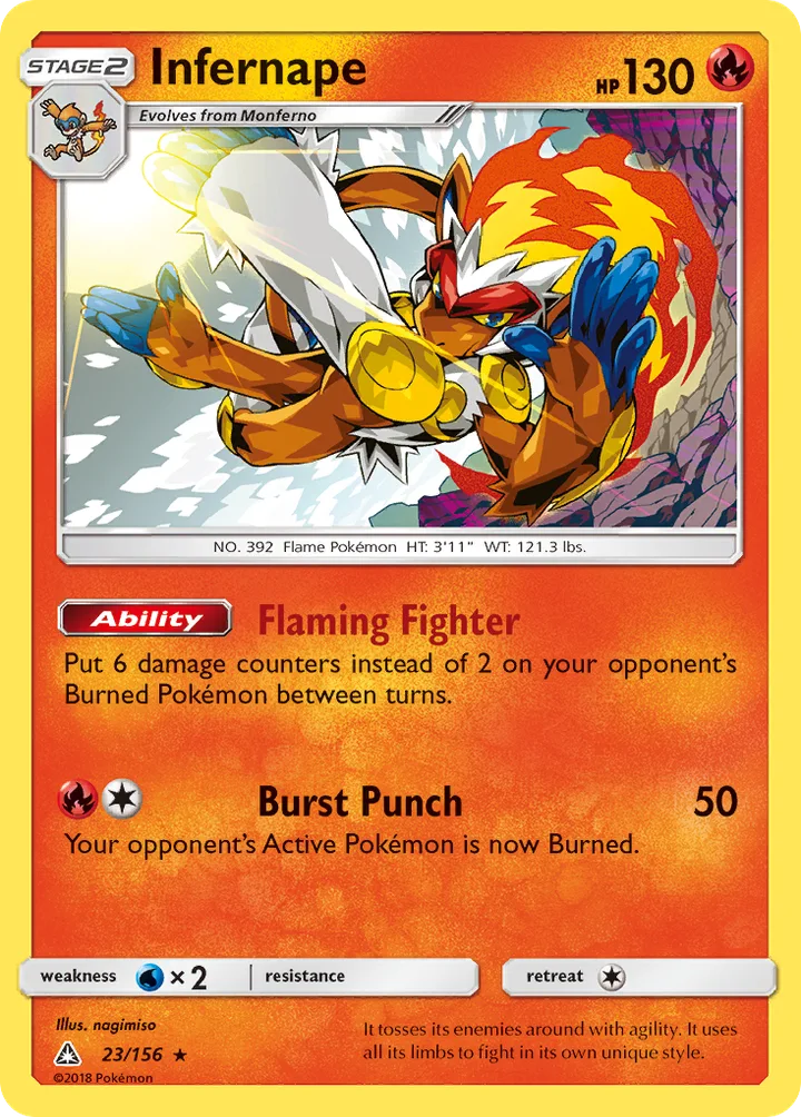 Infernape, Ultra Prism 23/156