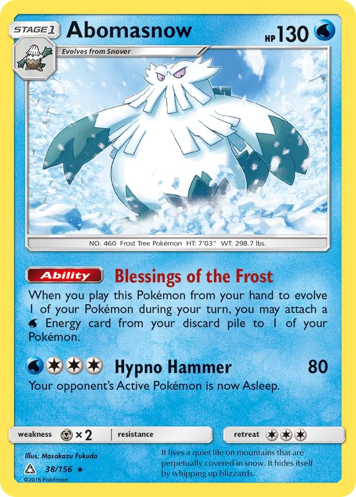 Abomasnow, Ultra Prism 38/156