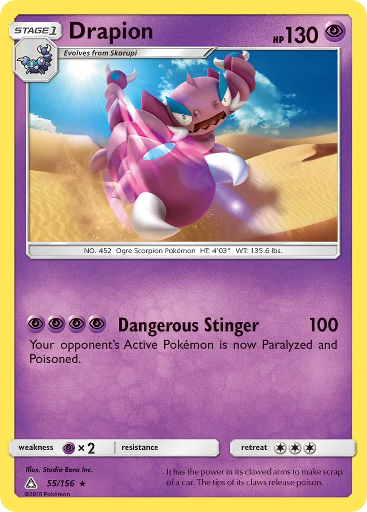 Drapion, Ultra Prism 55/156