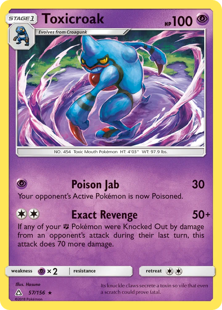 Toxicroak, Ultra Prism 57/156