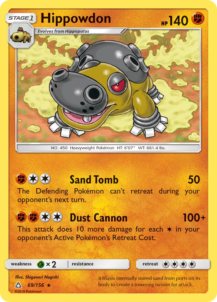 Hippowdon, Ultra Prism 69/156
