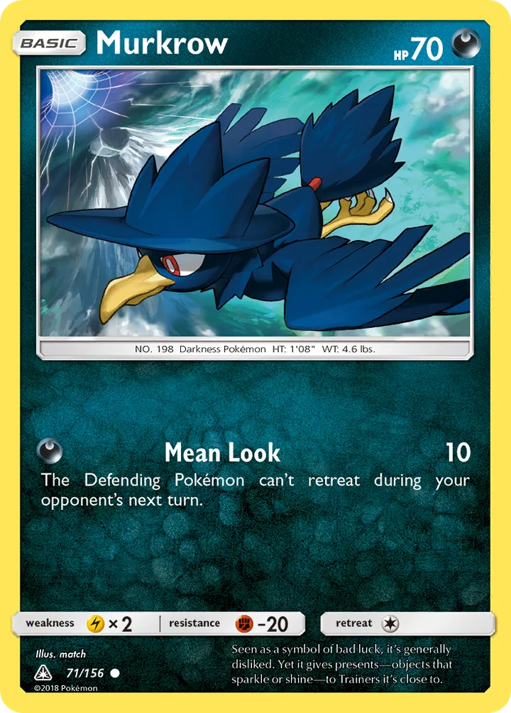 Murkrow, Ultra Prism 71/156