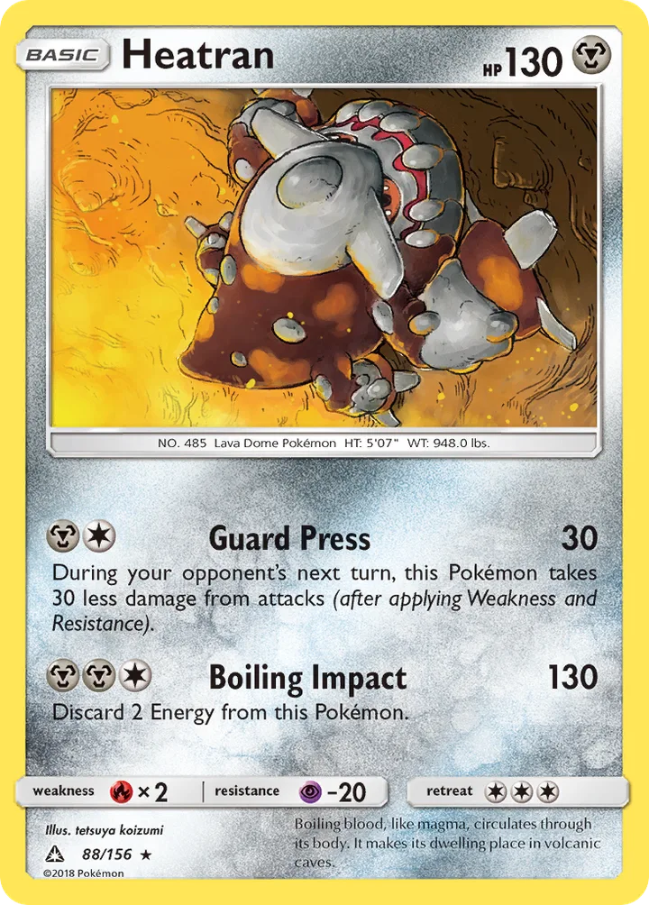 Heatran, Ultra Prism 88/156