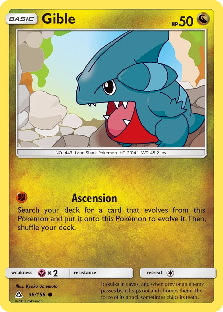 Gible, Ultra Prism 96/156