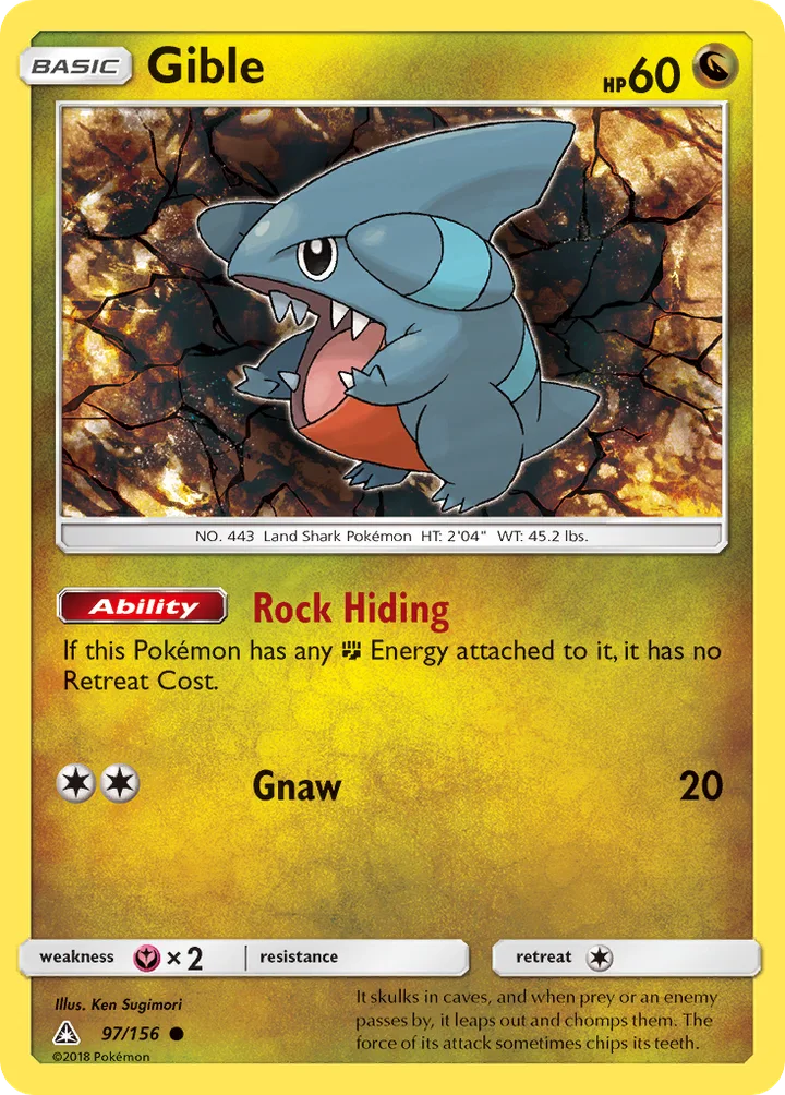 Gible, Ultra Prism 97/156