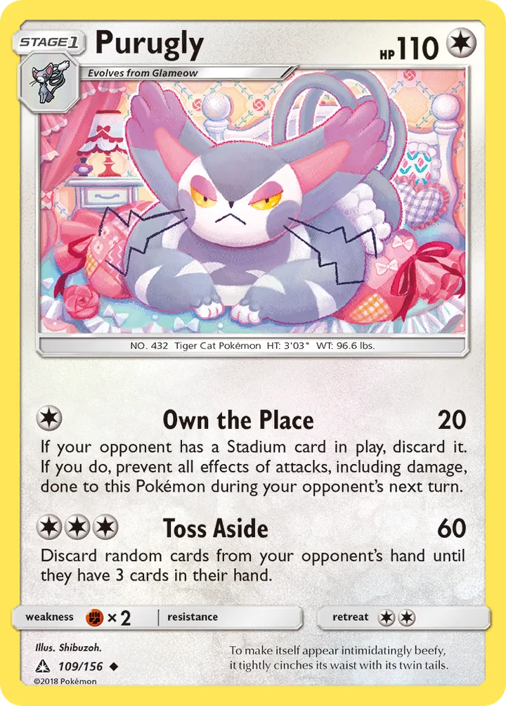 Purugly, Ultra Prism 109/156