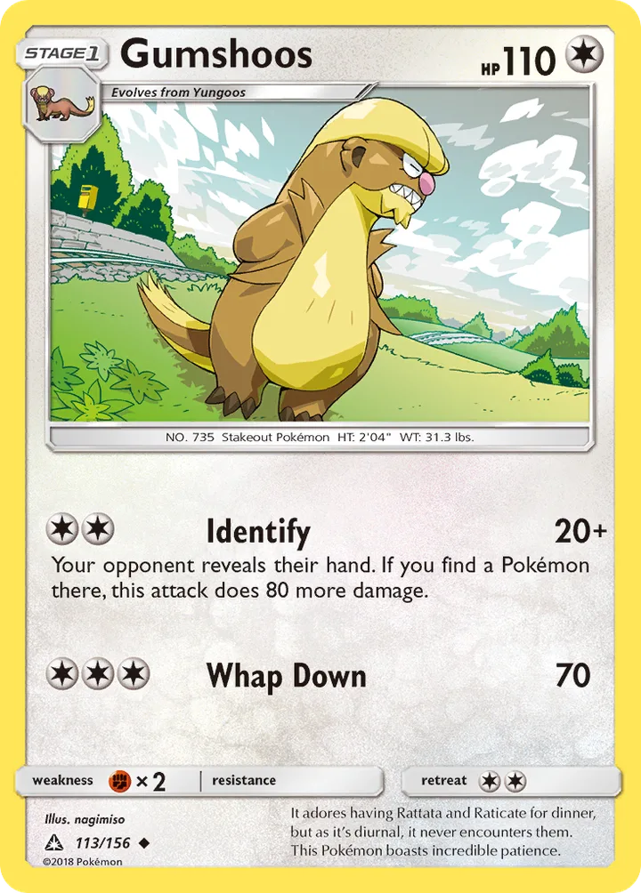 Gumshoos, Ultra Prism 113/156