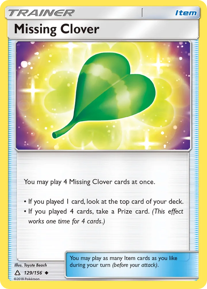 Missing Clover, Ultra Prism 129/156