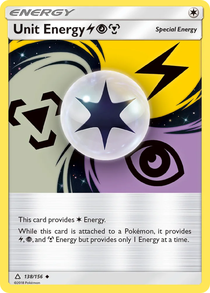 Unit Energy Lightning Psychic Metal, Ultra Prism 138/156