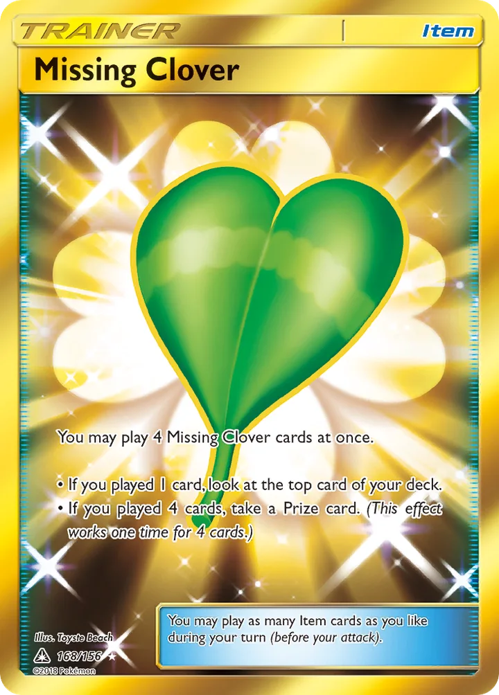 Missing Clover, Ultra Prism 168/156