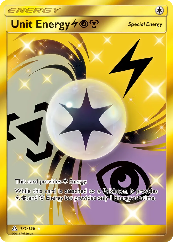 Unit Energy Lightning Psychic Metal, Ultra Prism 171/156