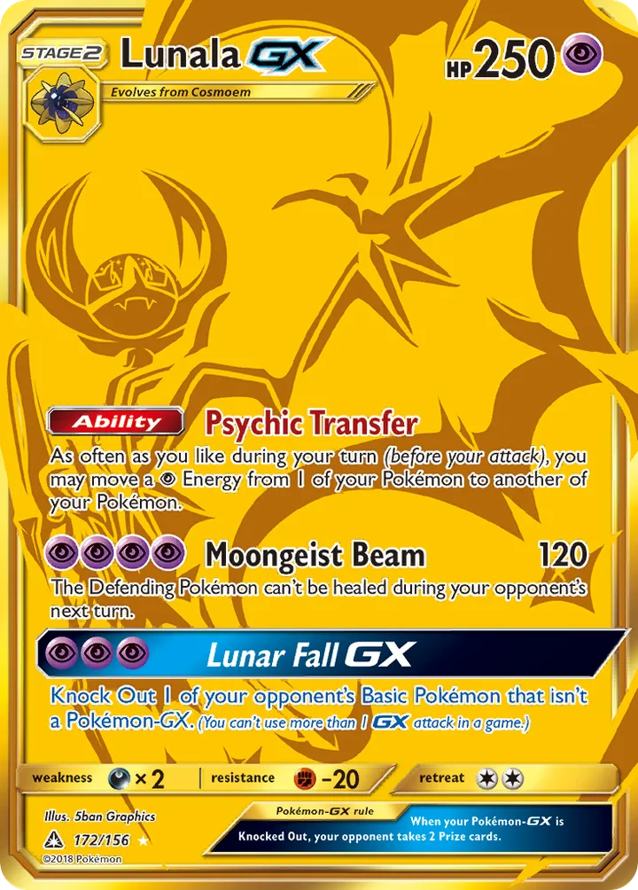 Lunala-GX, Ultra Prism 172/156