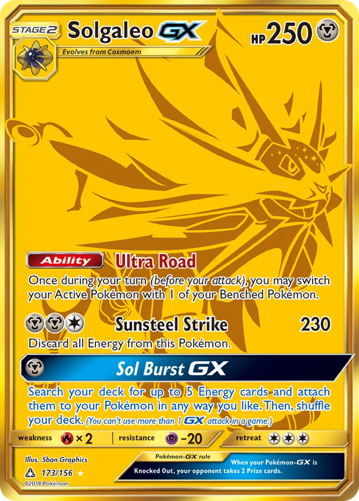 Solgaleo-GX, Ultra Prism 173/156