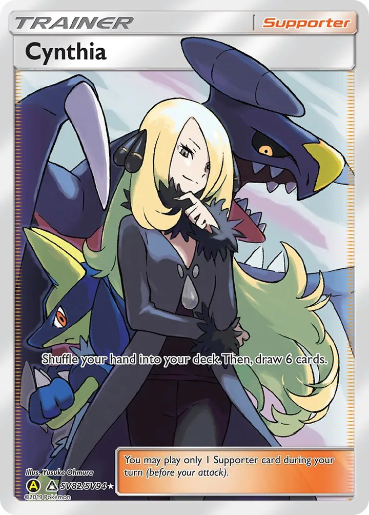 Cynthia, Hidden Fates SV82/SV94