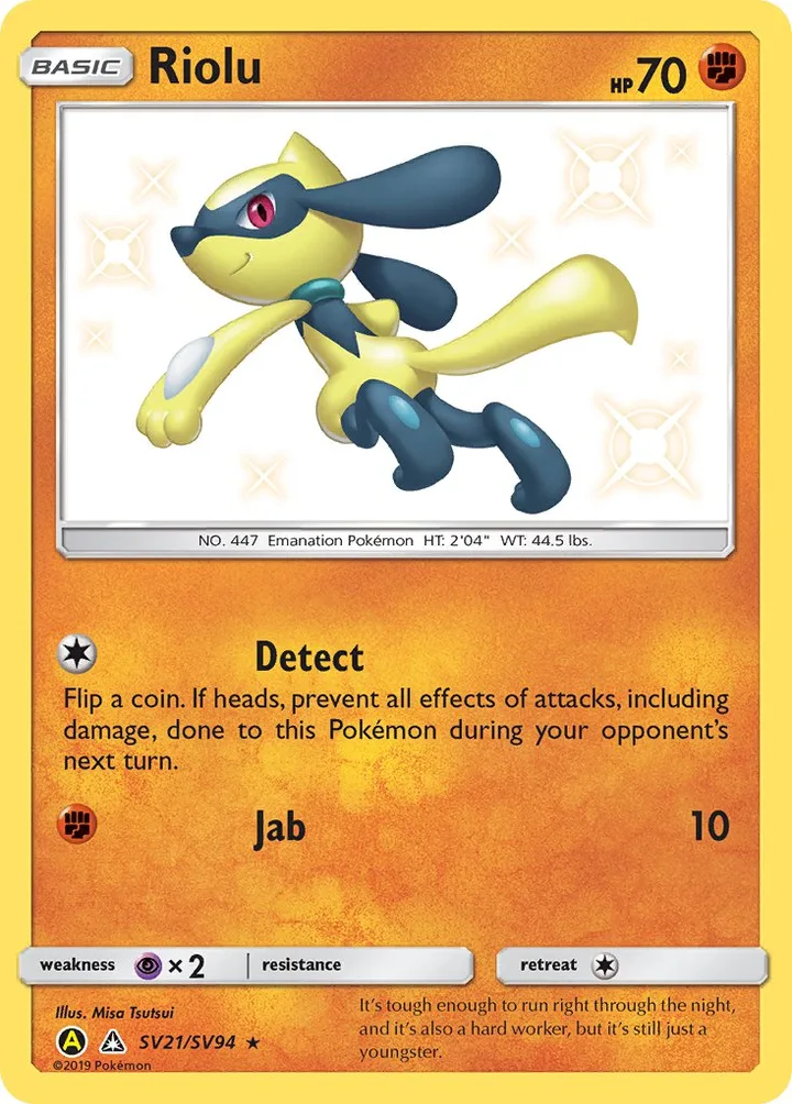 Riolu, Hidden Fates SV21/SV94
