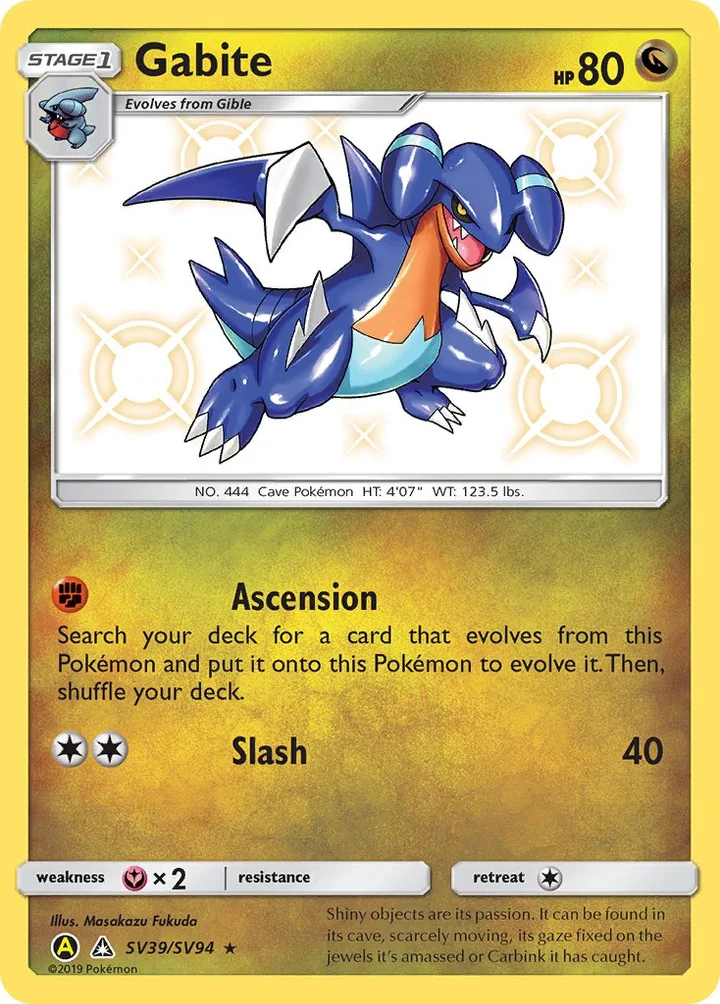 Gabite, Hidden Fates SV39/SV94