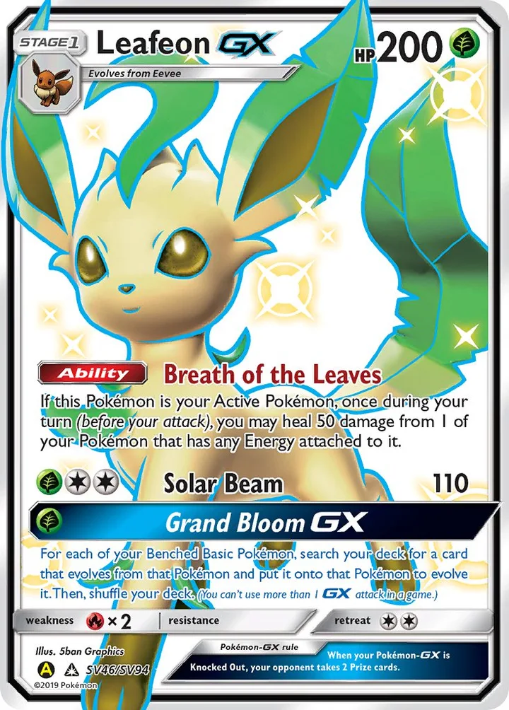 Leafeon-GX, Hidden Fates SV46/SV94