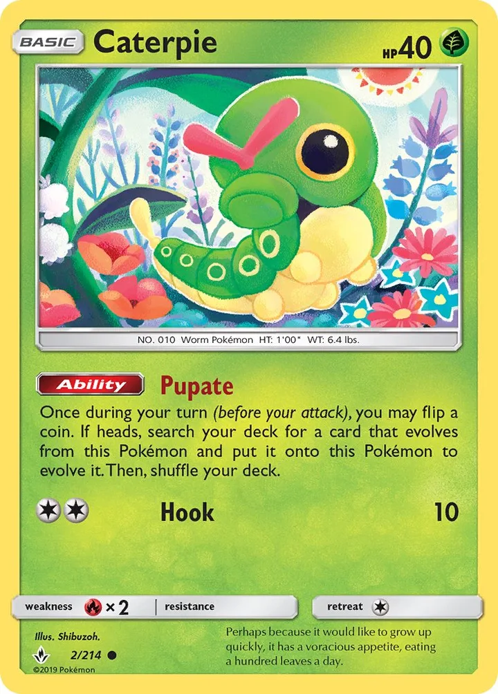 Caterpie, Unbroken Bonds 2/214