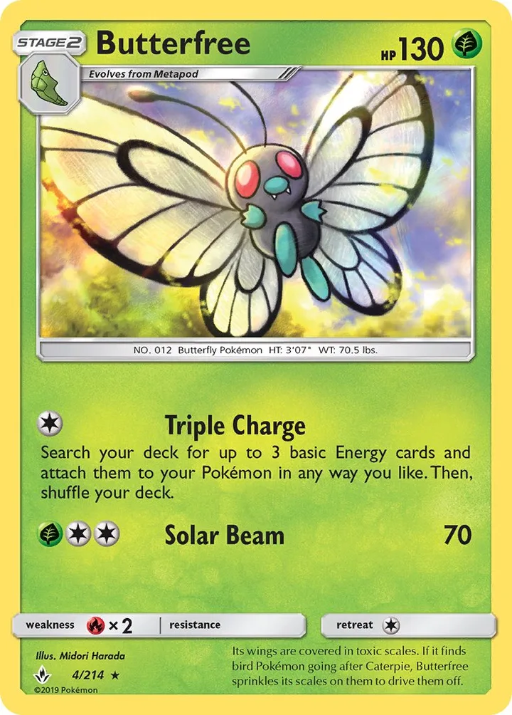 Butterfree, Unbroken Bonds 4/214