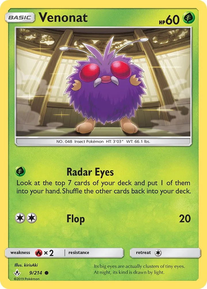 Venonat, Unbroken Bonds 9/214
