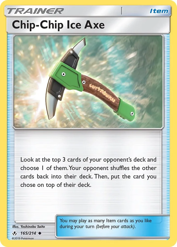 Chip-Chip Ice Axe, Unbroken Bonds 165/214