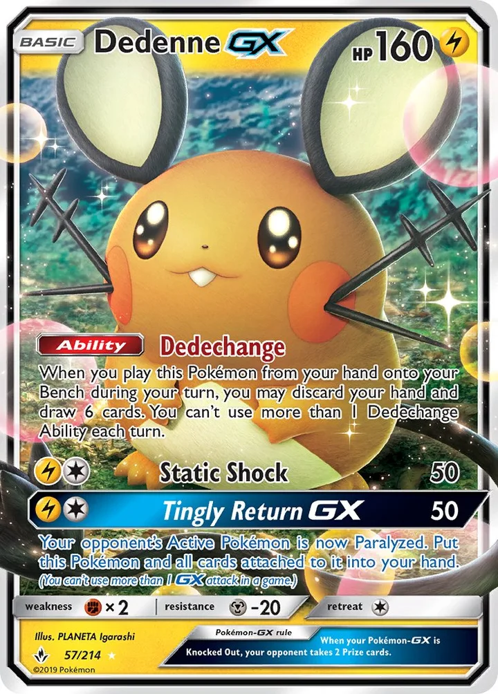 Dedenne-GX, Unbroken Bonds 57/214