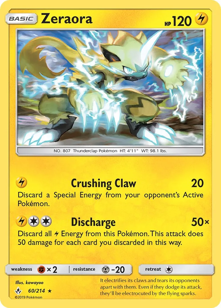 Zeraora, Unbroken Bonds 60/214