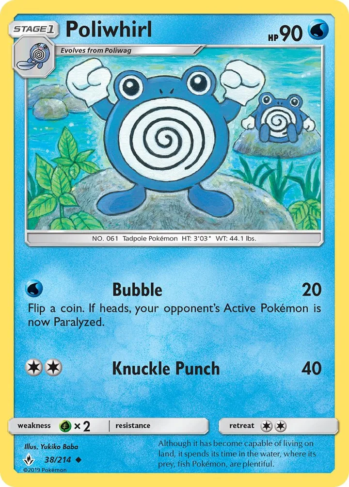 Poliwhirl, Unbroken Bonds 38/214