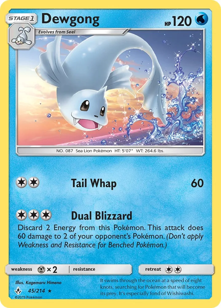 Dewgong, Unbroken Bonds 45/214