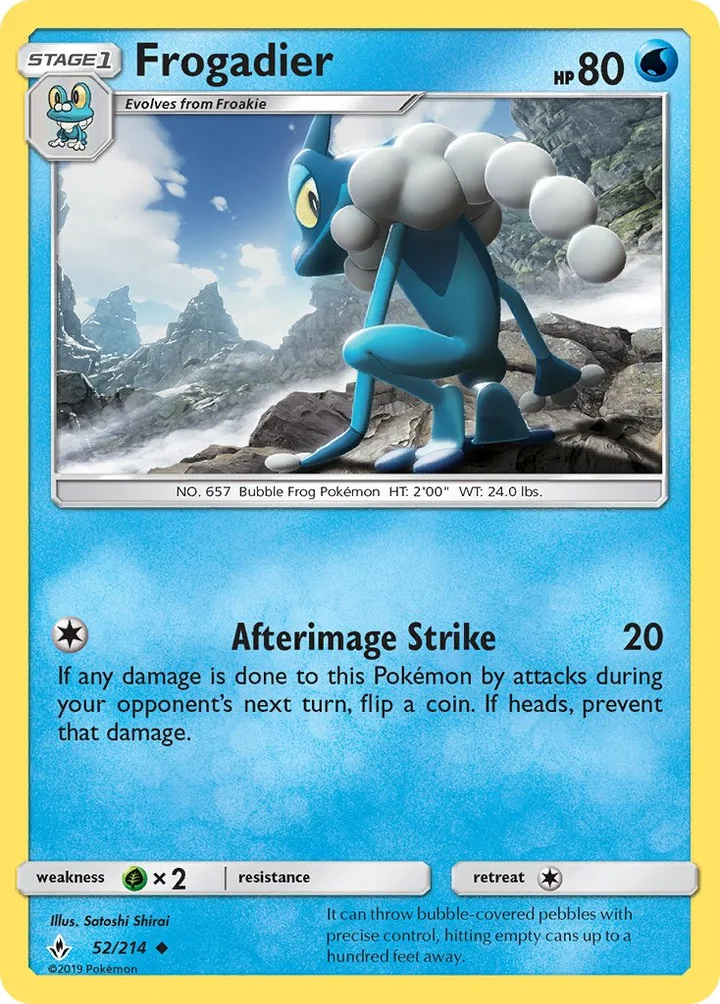 Frogadier, Unbroken Bonds 52/214