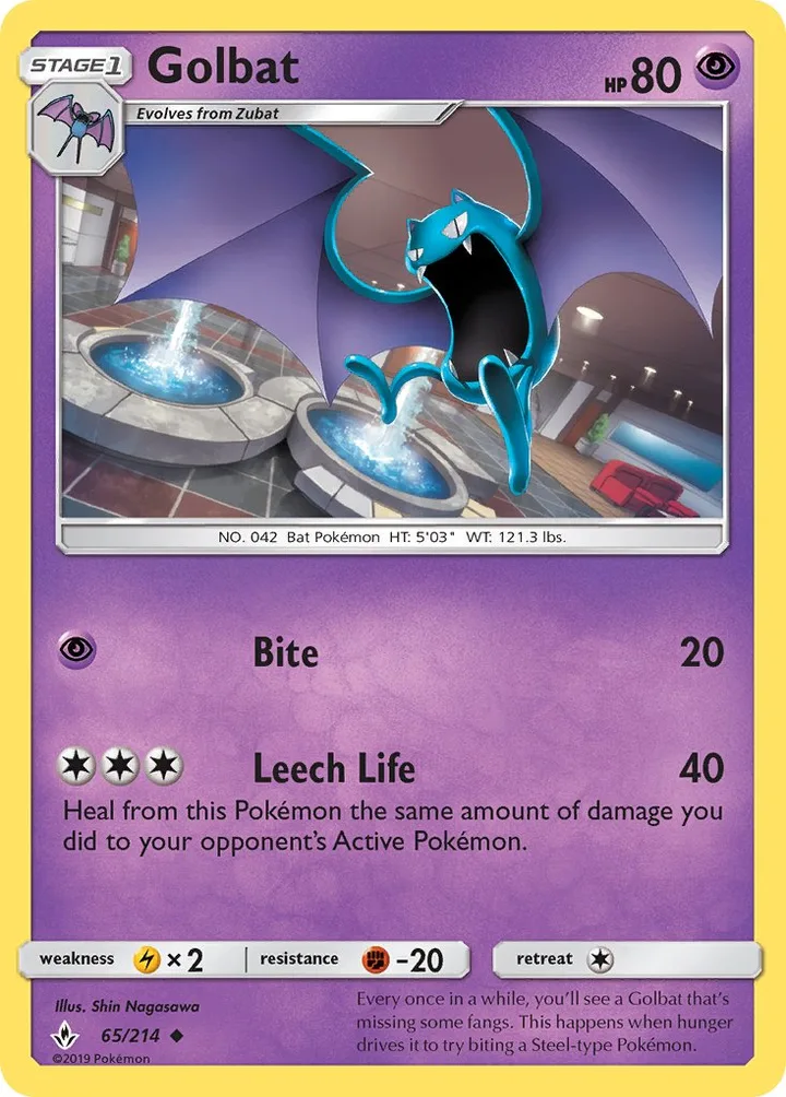 Golbat, Unbroken Bonds 65/214