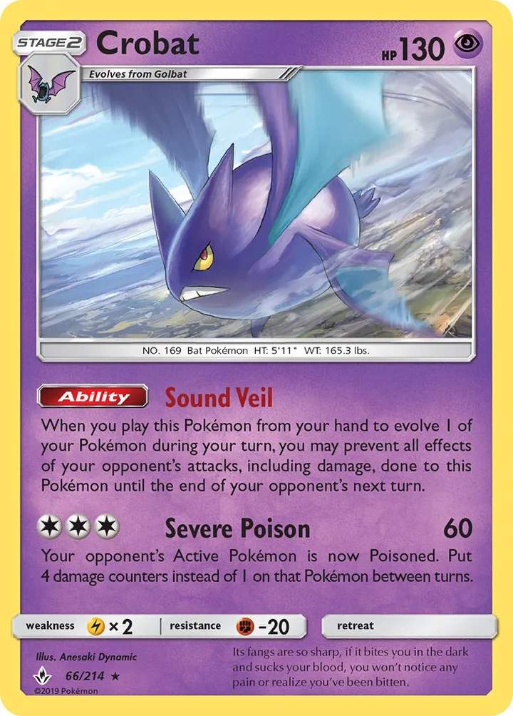 Crobat, Unbroken Bonds 66/214