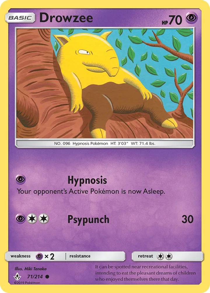 Drowzee, Unbroken Bonds 71/214
