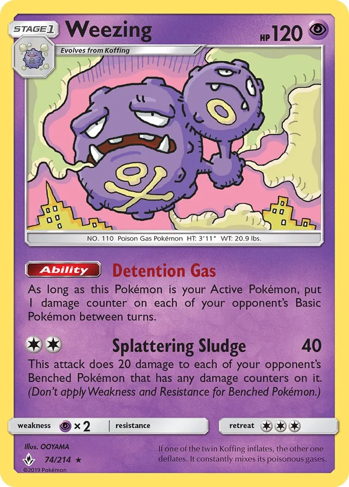 Weezing, Unbroken Bonds 74/214