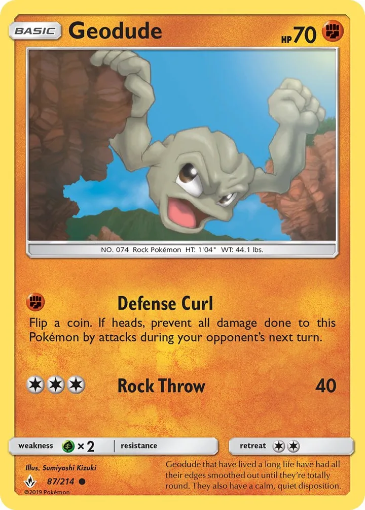 Geodude, Unbroken Bonds 87/214