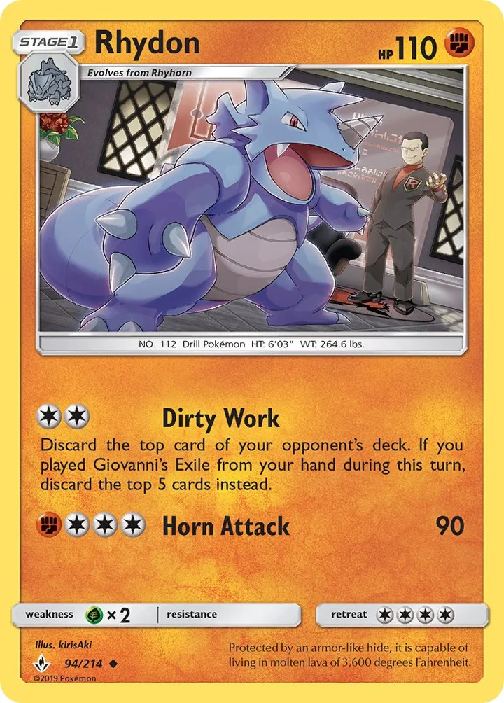 Rhydon, Unbroken Bonds 94/214