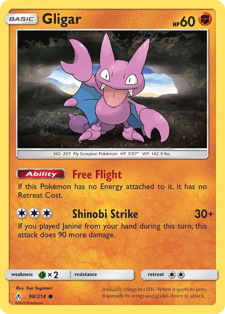 Gligar, Unbroken Bonds 98/214
