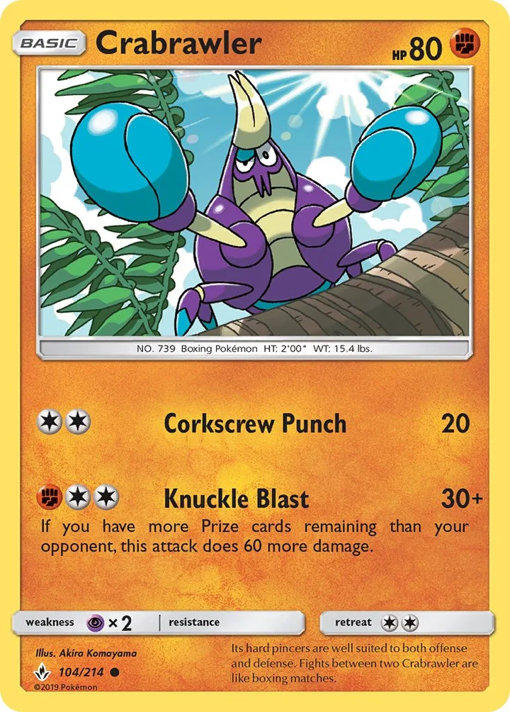 Crabrawler, Unbroken Bonds 104/214