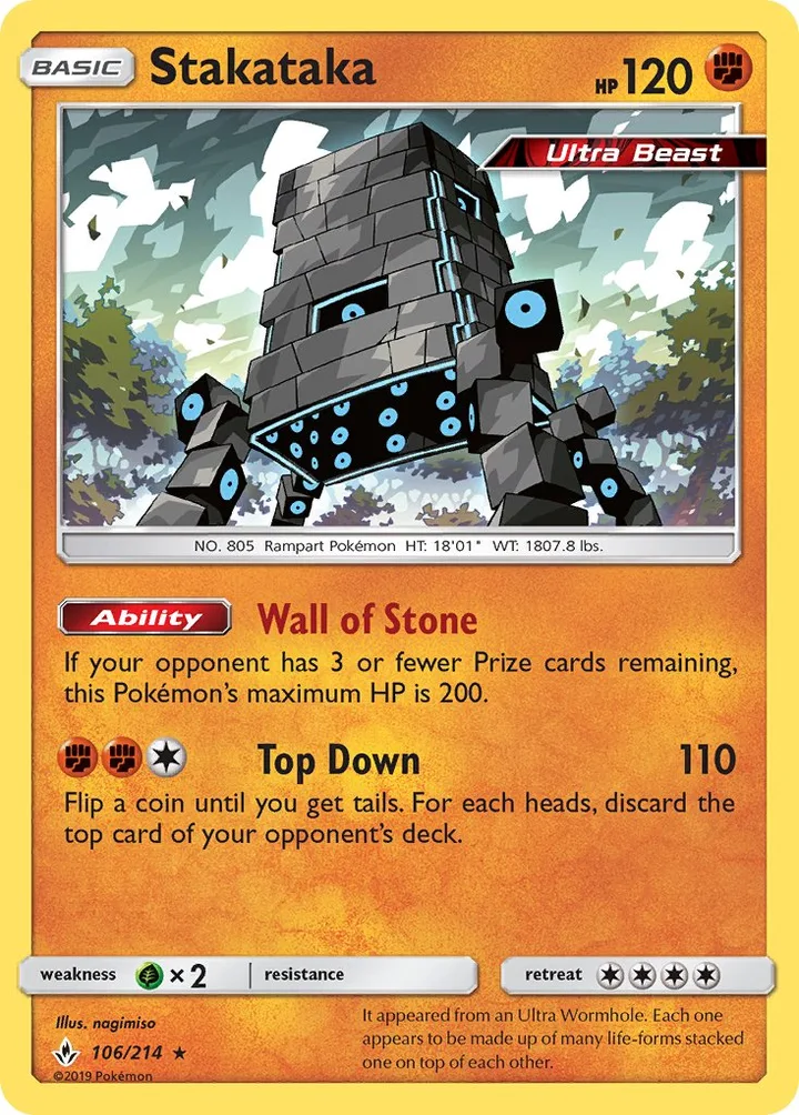 Stakataka, Unbroken Bonds 106/214