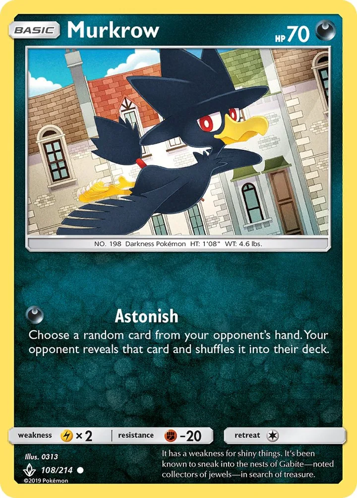 Murkrow, Unbroken Bonds 108/214