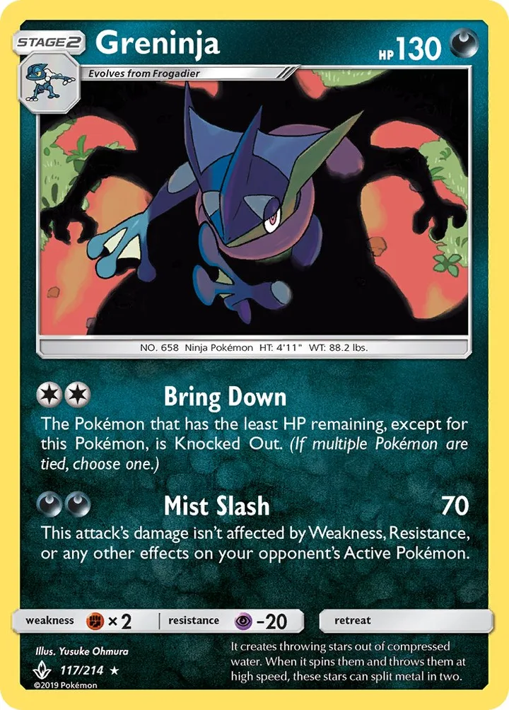 Greninja, Unbroken Bonds 117/214