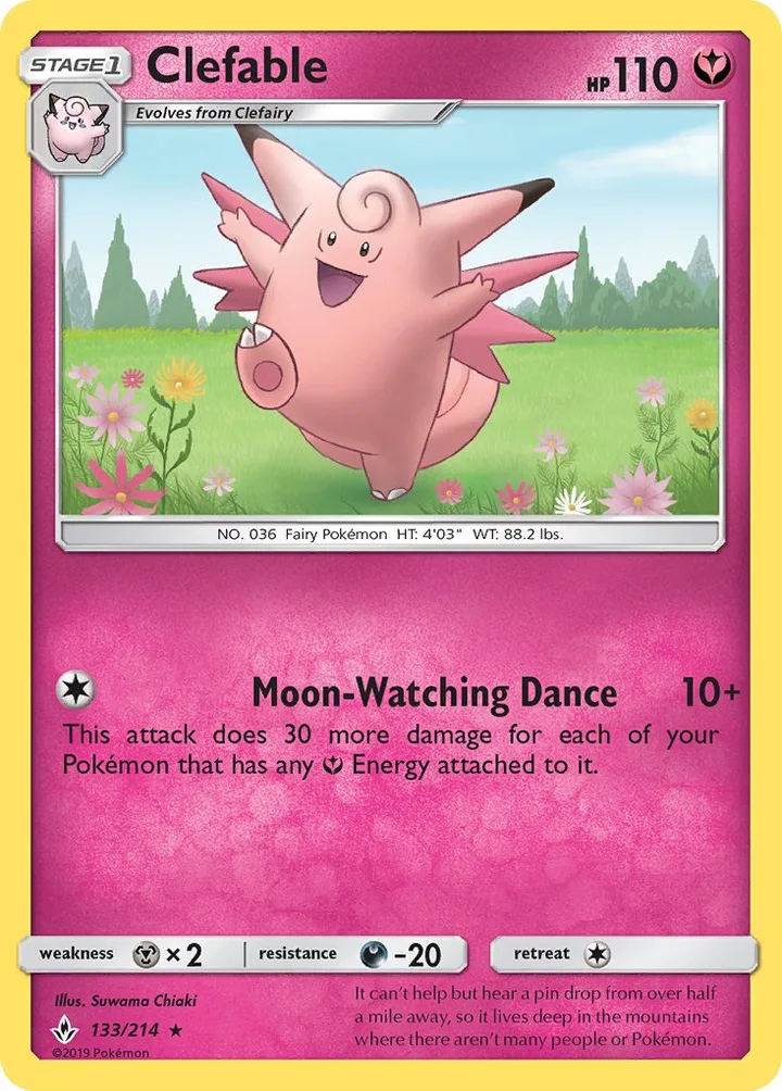 Clefable, Unbroken Bonds 133/214