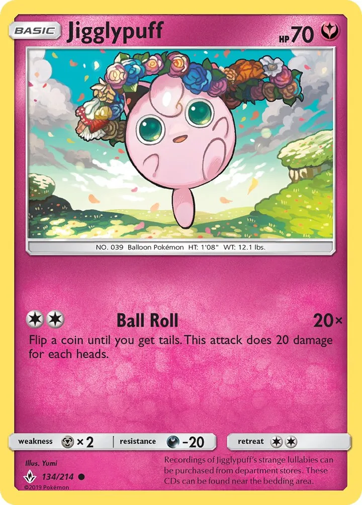 Jigglypuff, Unbroken Bonds 134/214