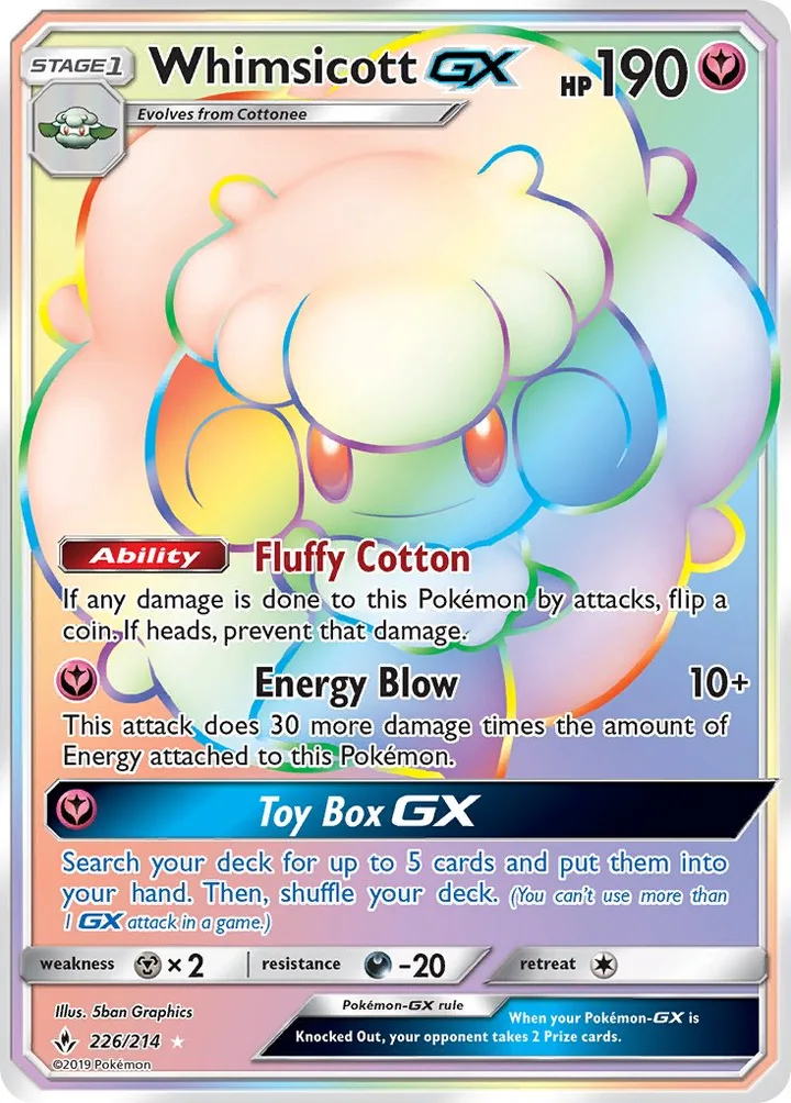 Whimsicott-GX, Unbroken Bonds 226/214