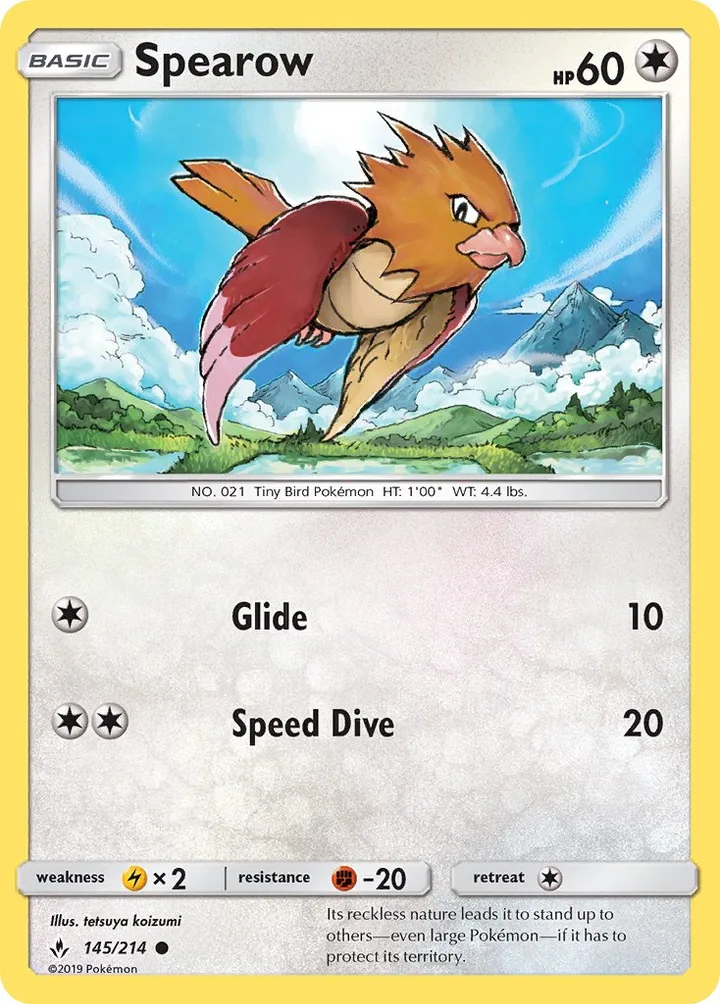 Spearow, Unbroken Bonds 145/214